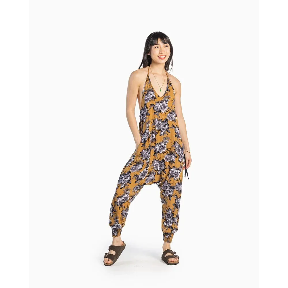 Flower Harem Jumpsuit - Picture 5 of 15
